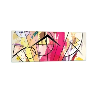 Billede på glas - Eksplosion - 140x50 cm