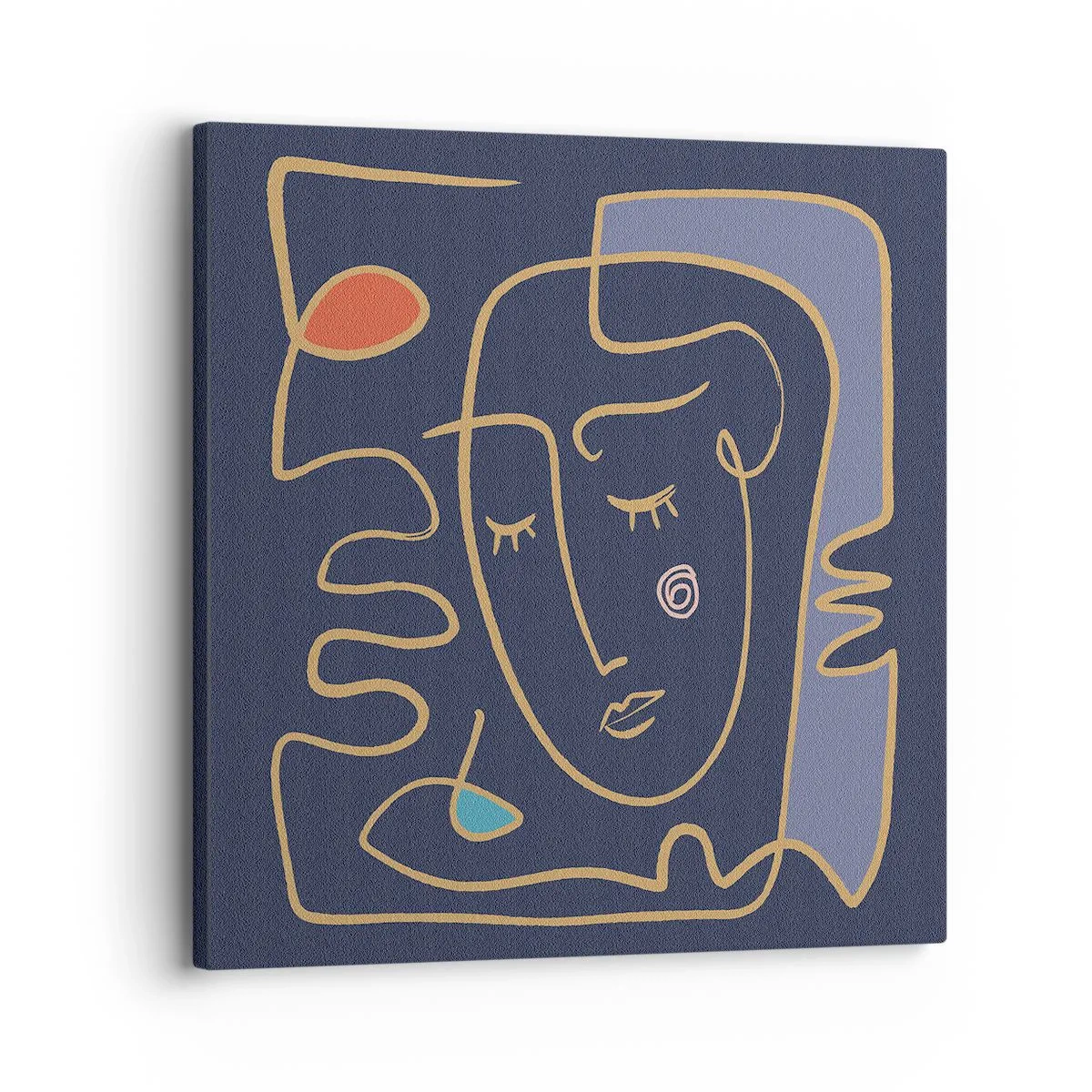 Lærredstryk - Billede på lærred - I drømmerier - 30x30 cm