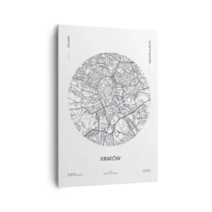 Lærredstryk - Billede på lærred - Krakows anatomi - 70x100 cm