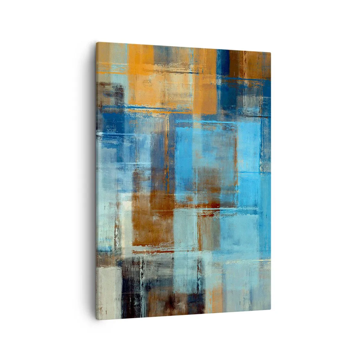 Lærredstryk - Billede på lærred - Gennem det blå slør - 50x70 cm