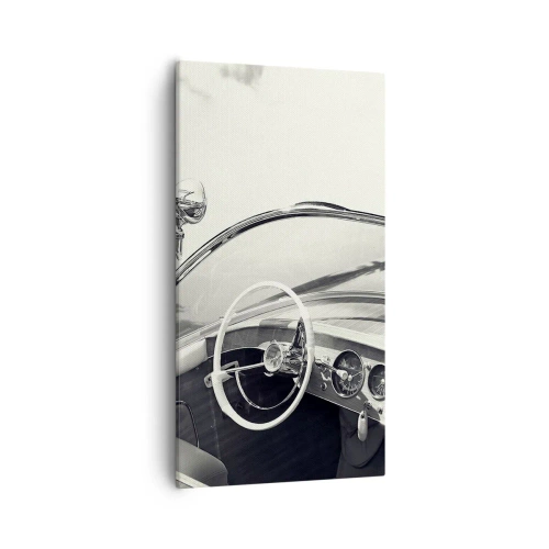 Lærredstryk - Billede på lærred - Vejr for de rige - 55x100 cm