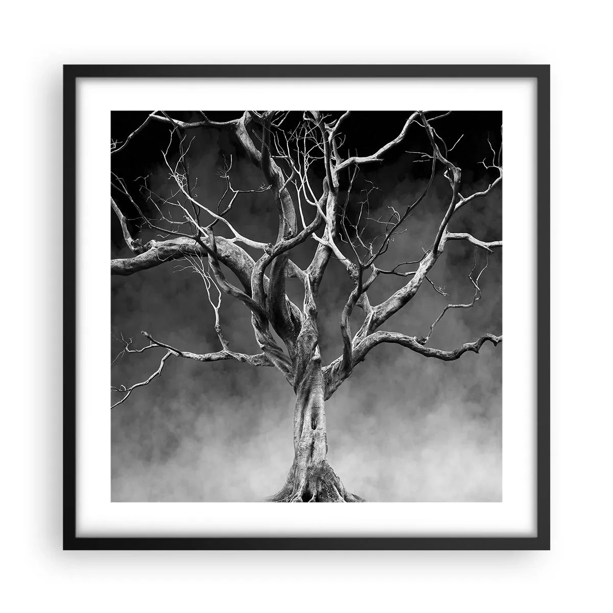 Plakat i sort ramme - Primær og hellig - 50x50 cm