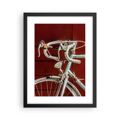 Plakat i sort ramme - Skabt til at sejre - 30x40 cm