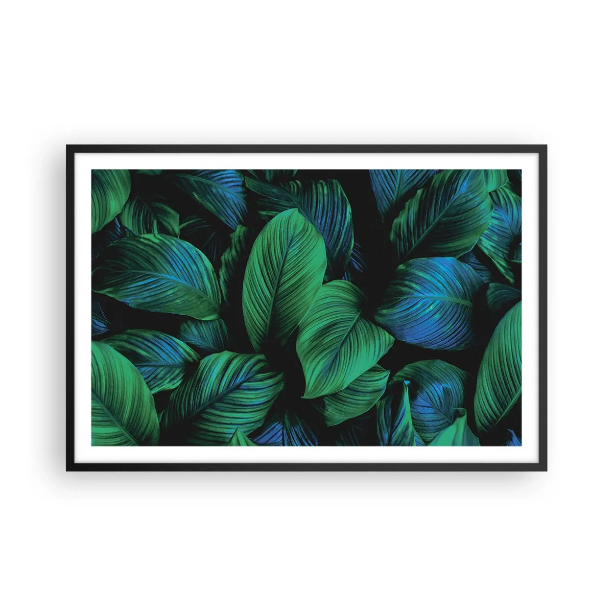 Plakat i sort ramme - I den grønne flok - 91x61 cm