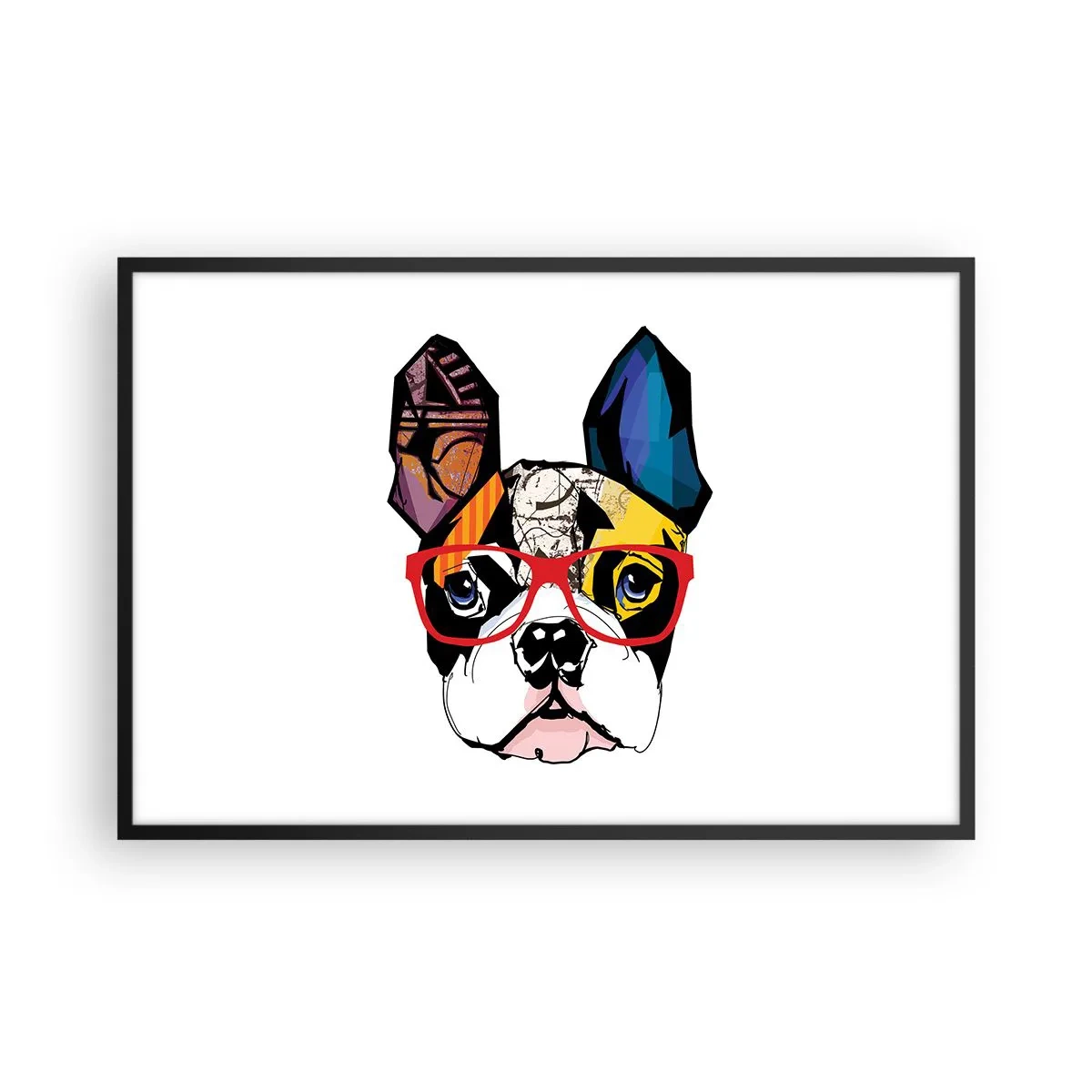 Plakat i sort ramme - Intellektuel - 91x61 cm