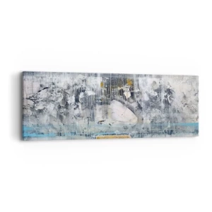 Lærredstryk - Billede på lærred - Som på is, som på fortovet - 90x30 cm