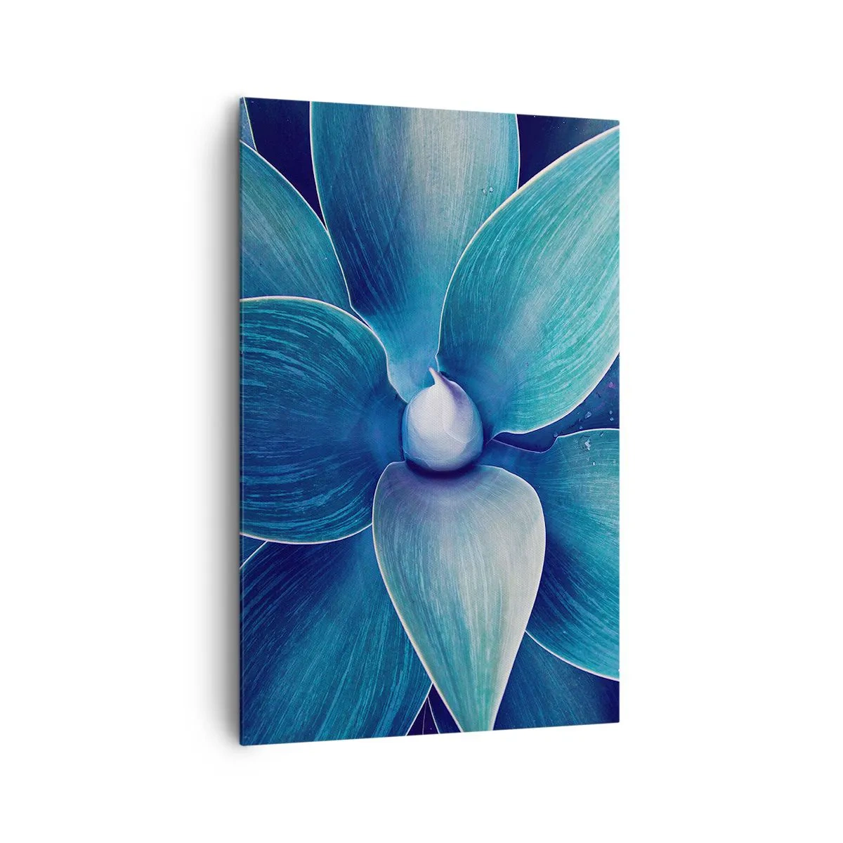 Lærredstryk - Billede på lærred - Blå fra himlen - 80x120 cm