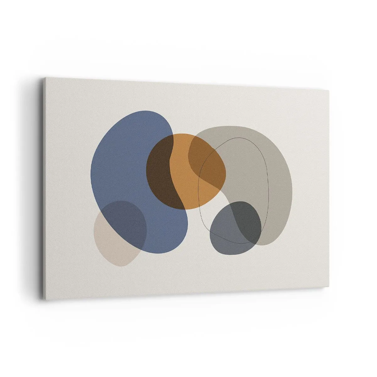 Lærredstryk - Billede på lærred - Dråber af farve - 120x80 cm