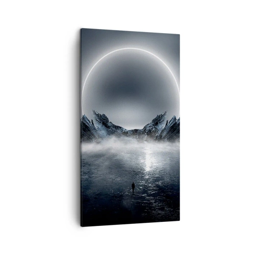 Lærredstryk - Billede på lærred - En finale på en historie - 45x80 cm