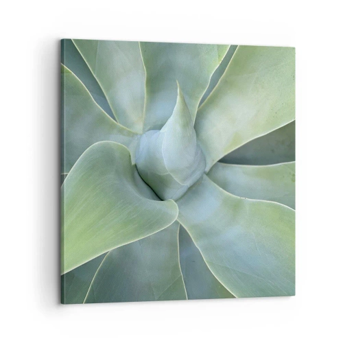 Lærredstryk - Billede på lærred - Den grønne fødsel - 60x60 cm