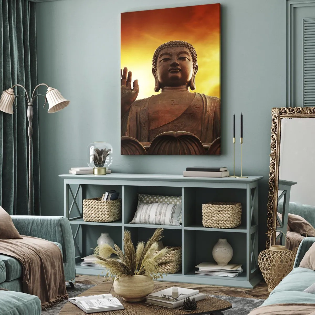 Lærredstryk - Billede på lærred - Fred i verden - 50x70 cm
