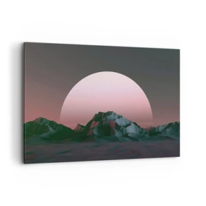 Lærredstryk - Billede på lærred - I en nabogalakse - 120x80 cm