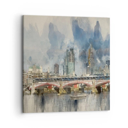 Lærredstryk - Billede på lærred - London i al sin pragt - 70x70 cm