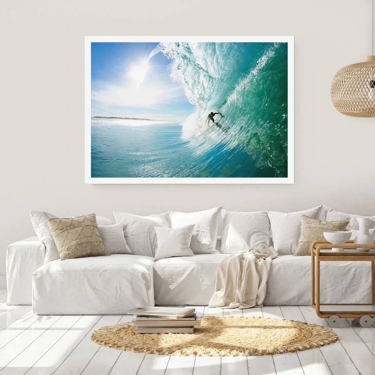 Plakat - Altid på bølgen - 50x40 cm