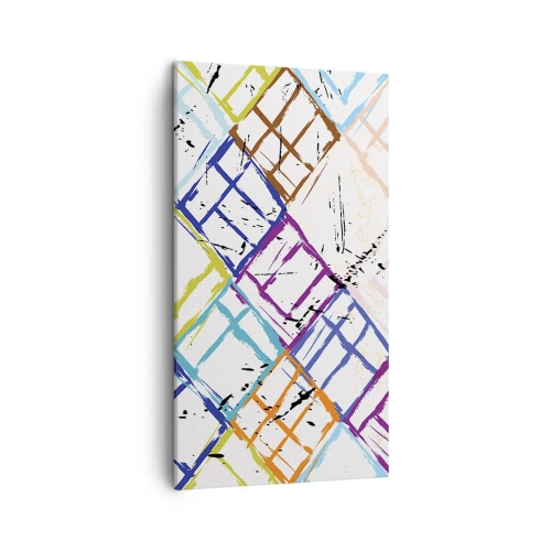 Lærredstryk - Billede på lærred - Celler til udlejning - 45x80 cm