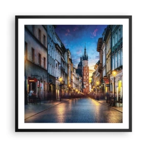 Plakat i sort ramme - Krakows charme - 60x60 cm