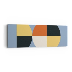 Lærredstryk - Billede på lærred - Se og tæl - 90x30 cm