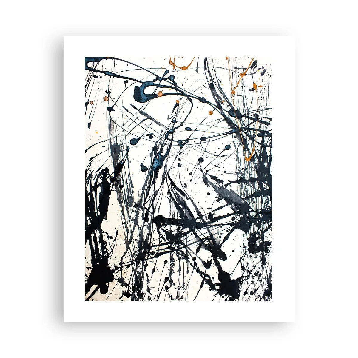 Plakat - Ekspressionistisk abstraktion - 40x50 cm