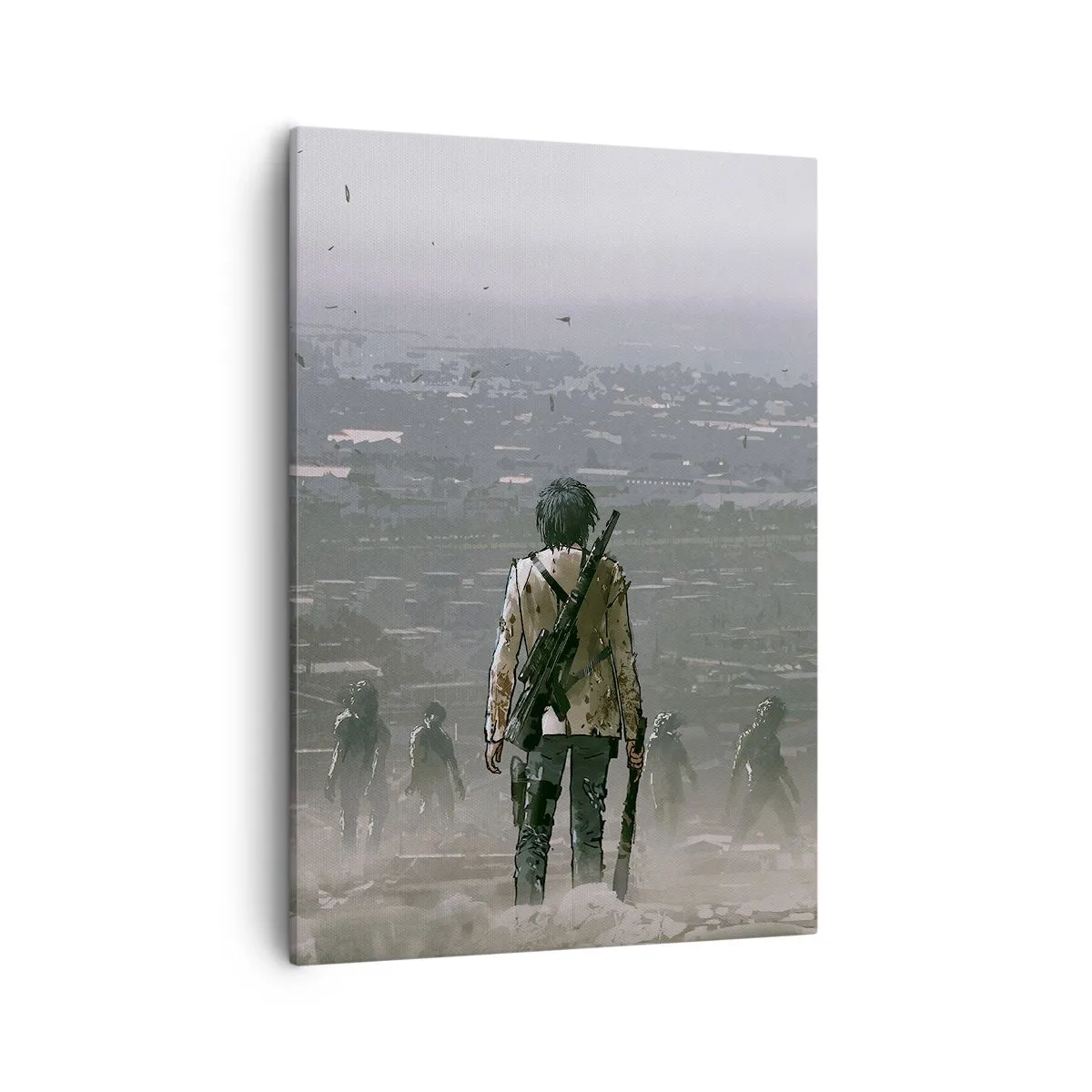 Lærredstryk - Billede på lærred - Den sidste retfærdige person? - 50x70 cm