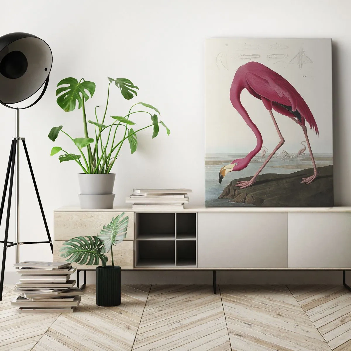 Lærredstryk - Billede på lærred - Et forbløffende væsen - 80x120 cm