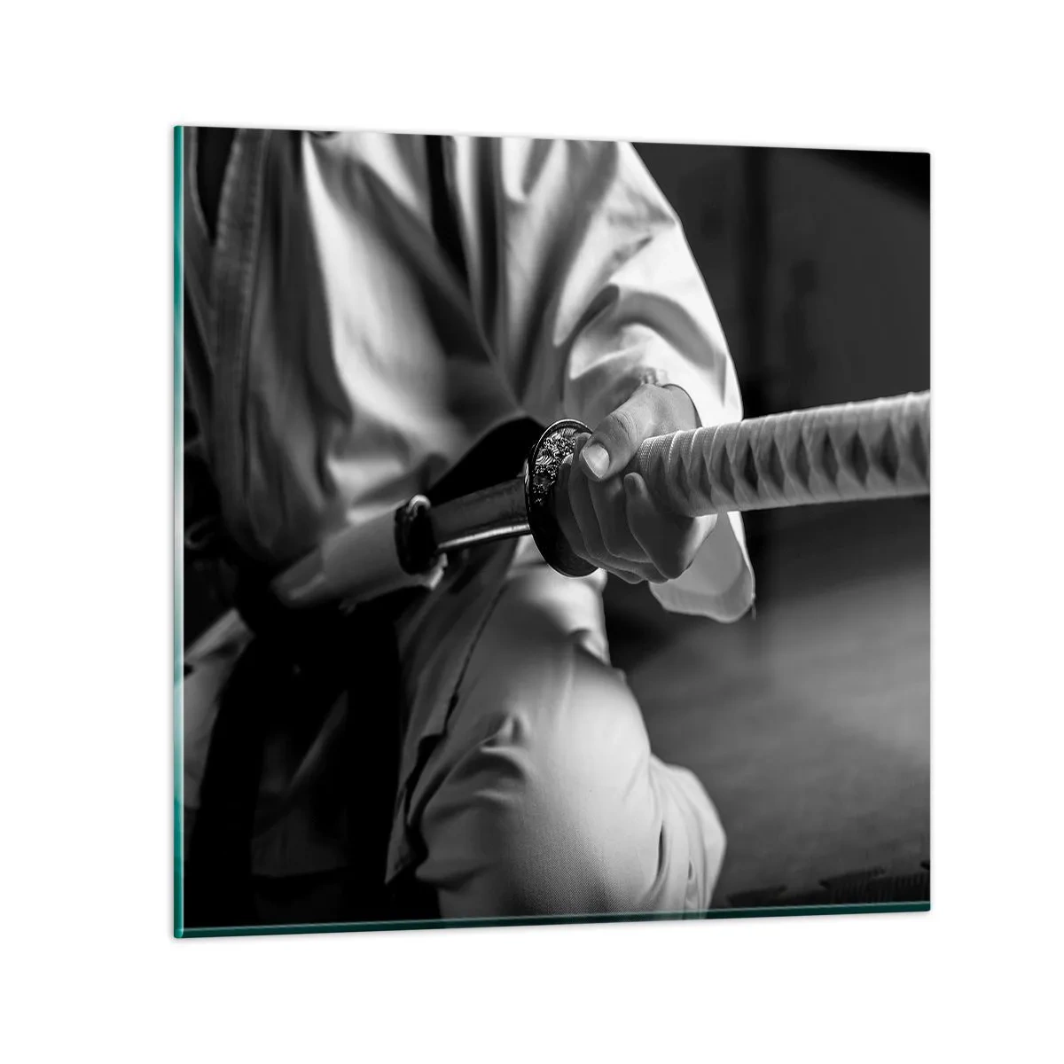 Billede på glas - En krigers sjæl - 30x30 cm