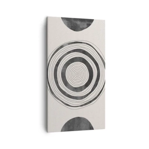 Lærredstryk - Billede på lærred - Det vigtige er det, der er imellem - 45x80 cm