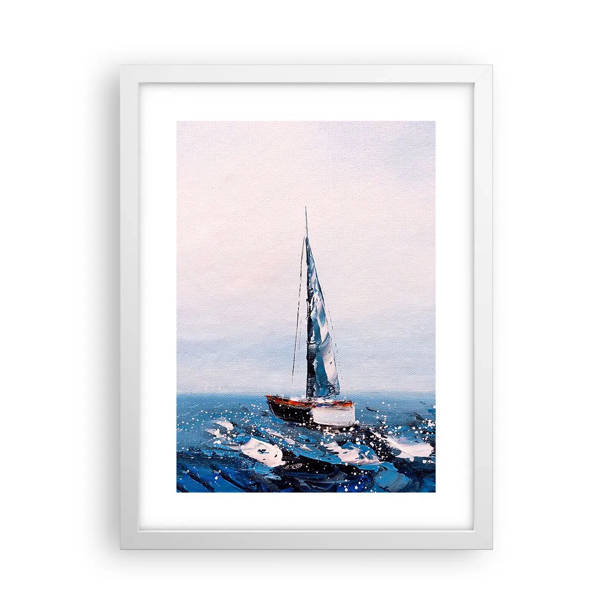 Plakat i hvid ramme - Vindens broderskab - 30x40 cm