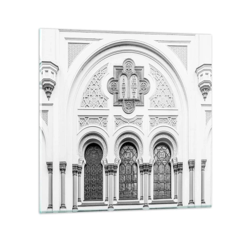 Billede på glas - På grænsen mellem kulturer - 30x30 cm