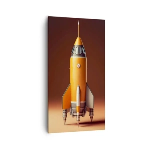 Lærredstryk - Billede på lærred - Det begynder med en drøm - 55x100 cm