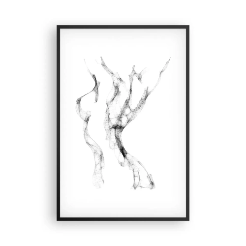 Plakat i sort ramme - Smuk og stærk - 61x91 cm