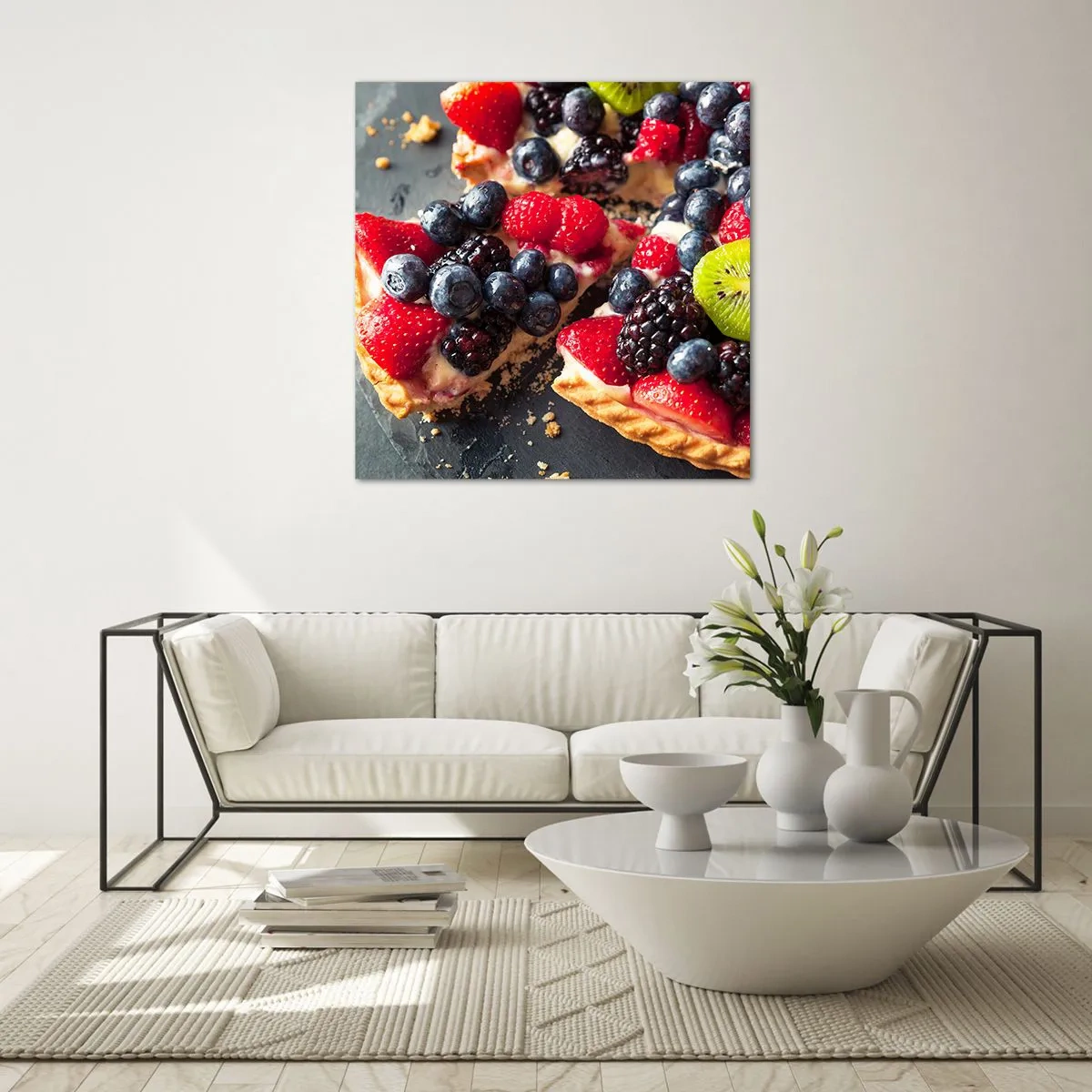 Billede på glas - Dolce vita! - 50x50 cm