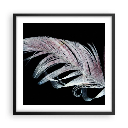 Plakat i sort ramme - Tænk om berøring - 50x50 cm