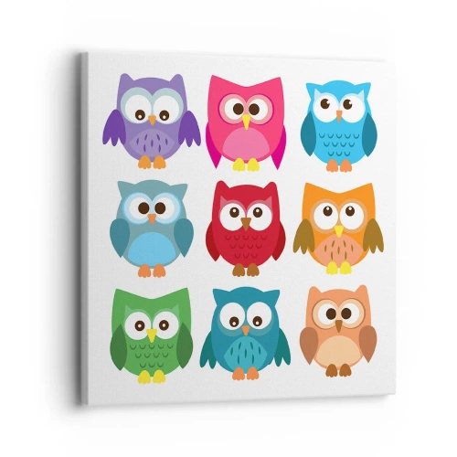 Lærredstryk - Billede på lærred - Forskelle kan være morsomme - 30x30 cm