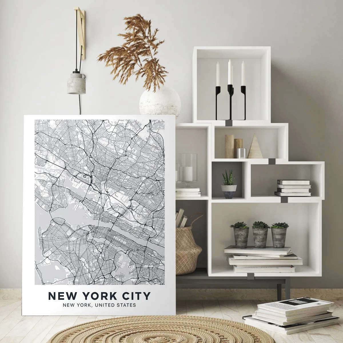 Billede på glas - Anatomi af en storby - 70x100 cm