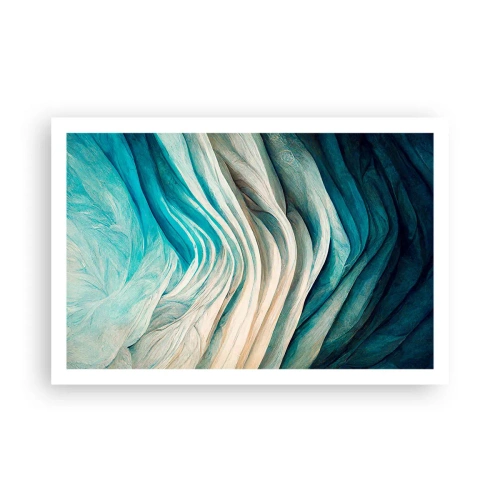 Plakat - Blå umættelighed - 91x61 cm