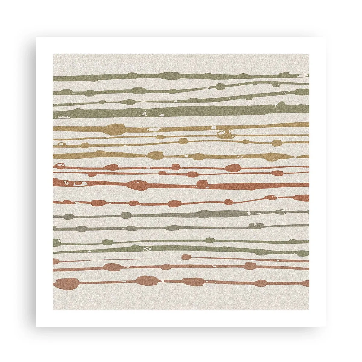 Plakat - Musikalsk farvenotation - 60x60 cm