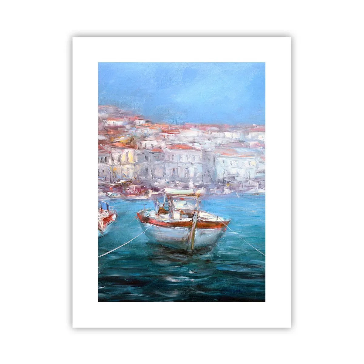 Plakat - Italiensk bugt - 30x40 cm