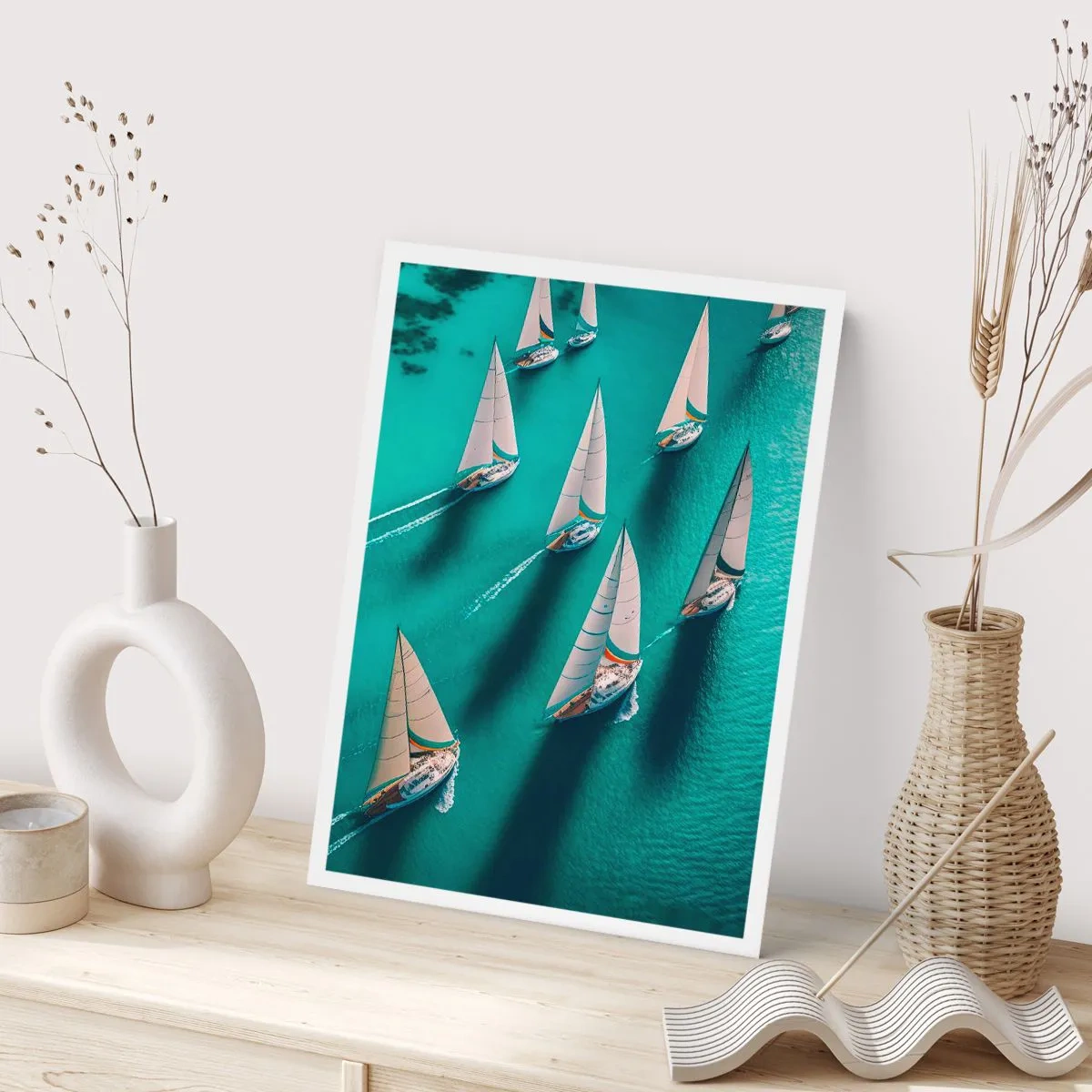 Plakat - Konkurrerer med vinden - 61x91 cm