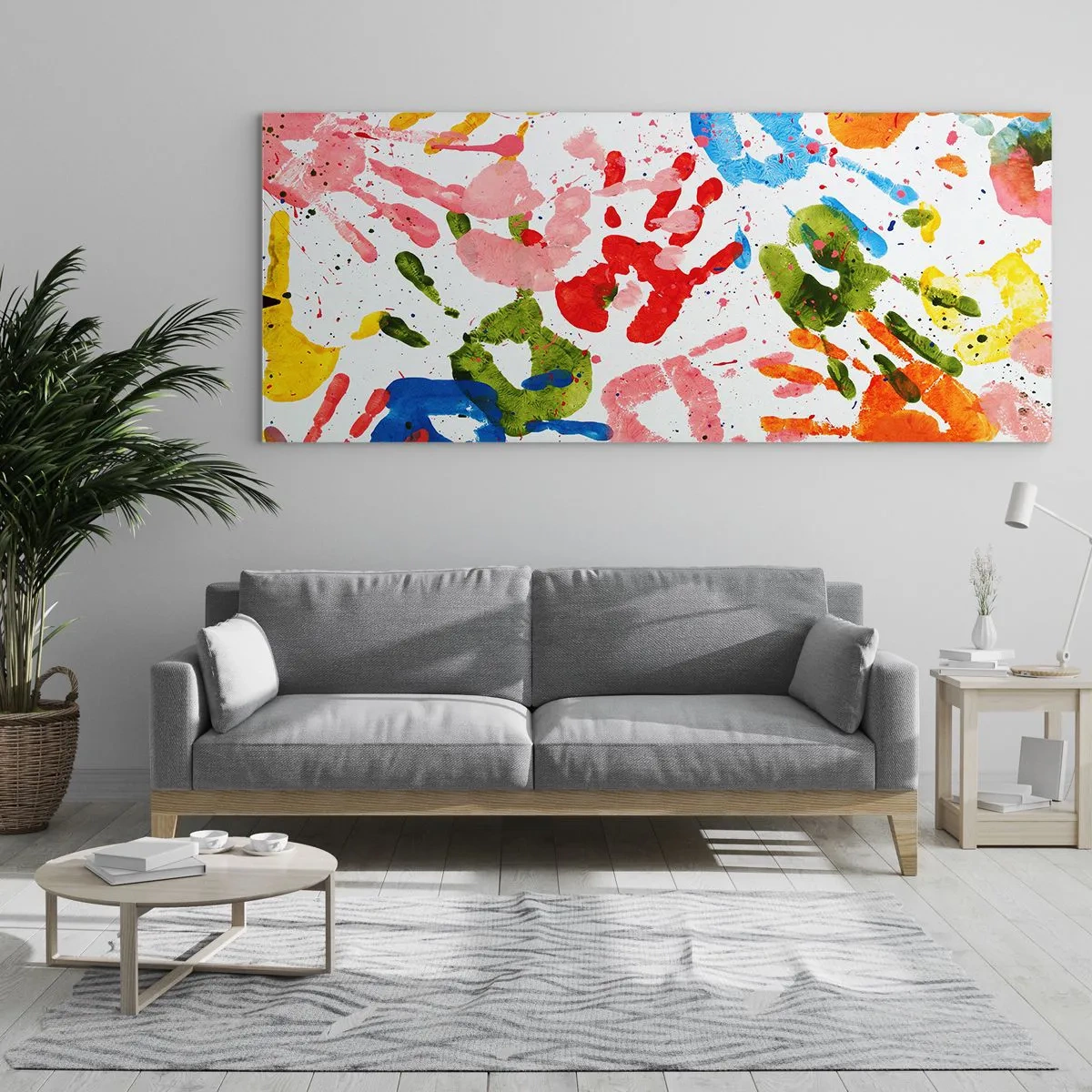 Billede på glas - Følg sporene - 90x30 cm