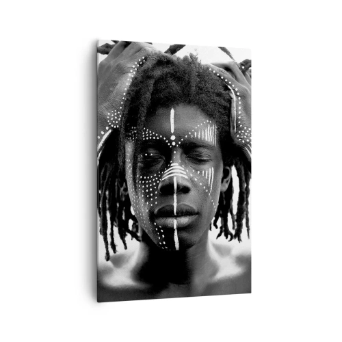 Lærredstryk - Billede på lærred - Hvor er du? - 80x120 cm