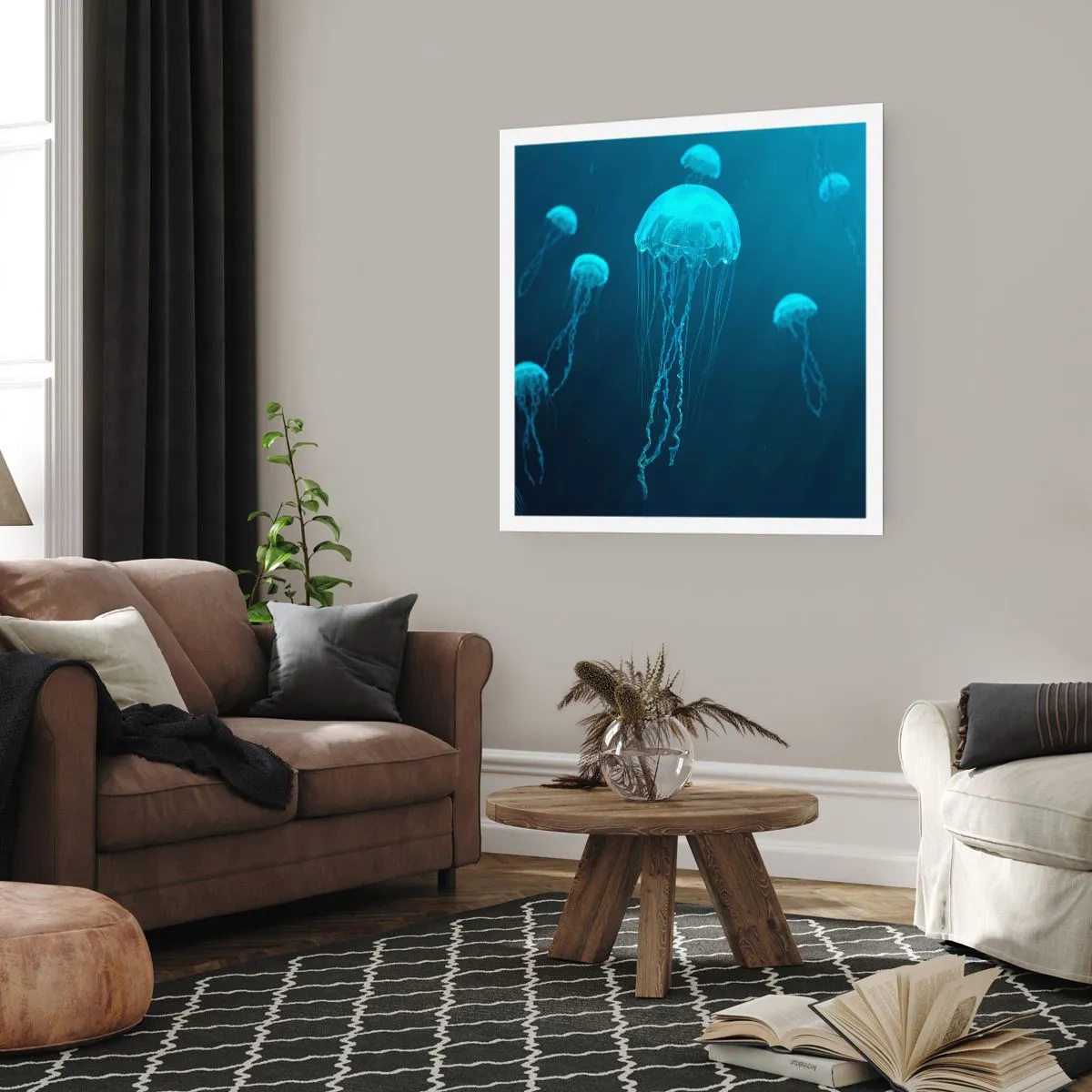 Plakat - Havets dans - 40x40 cm