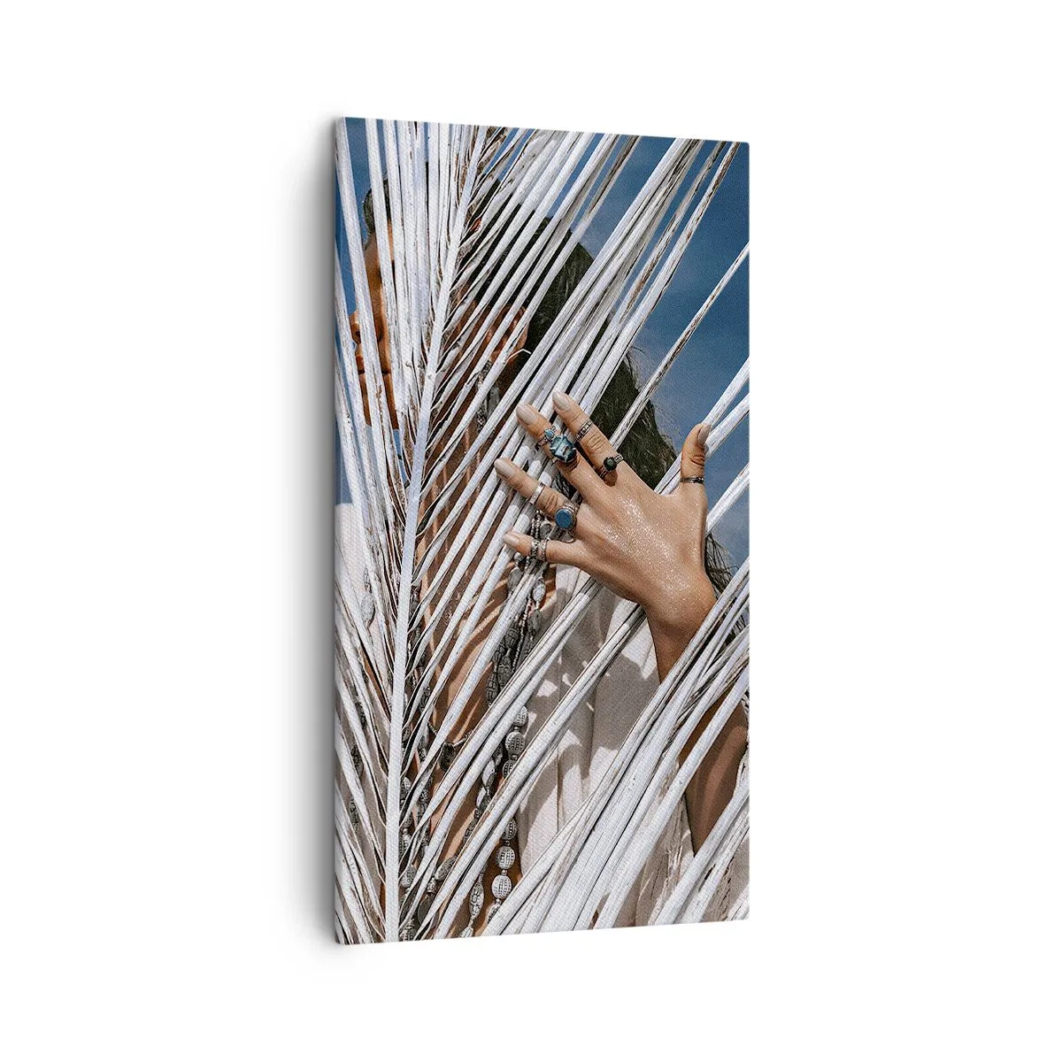 Lærredstryk - Billede på lærred - Shamanens kæreste? - 45x80 cm