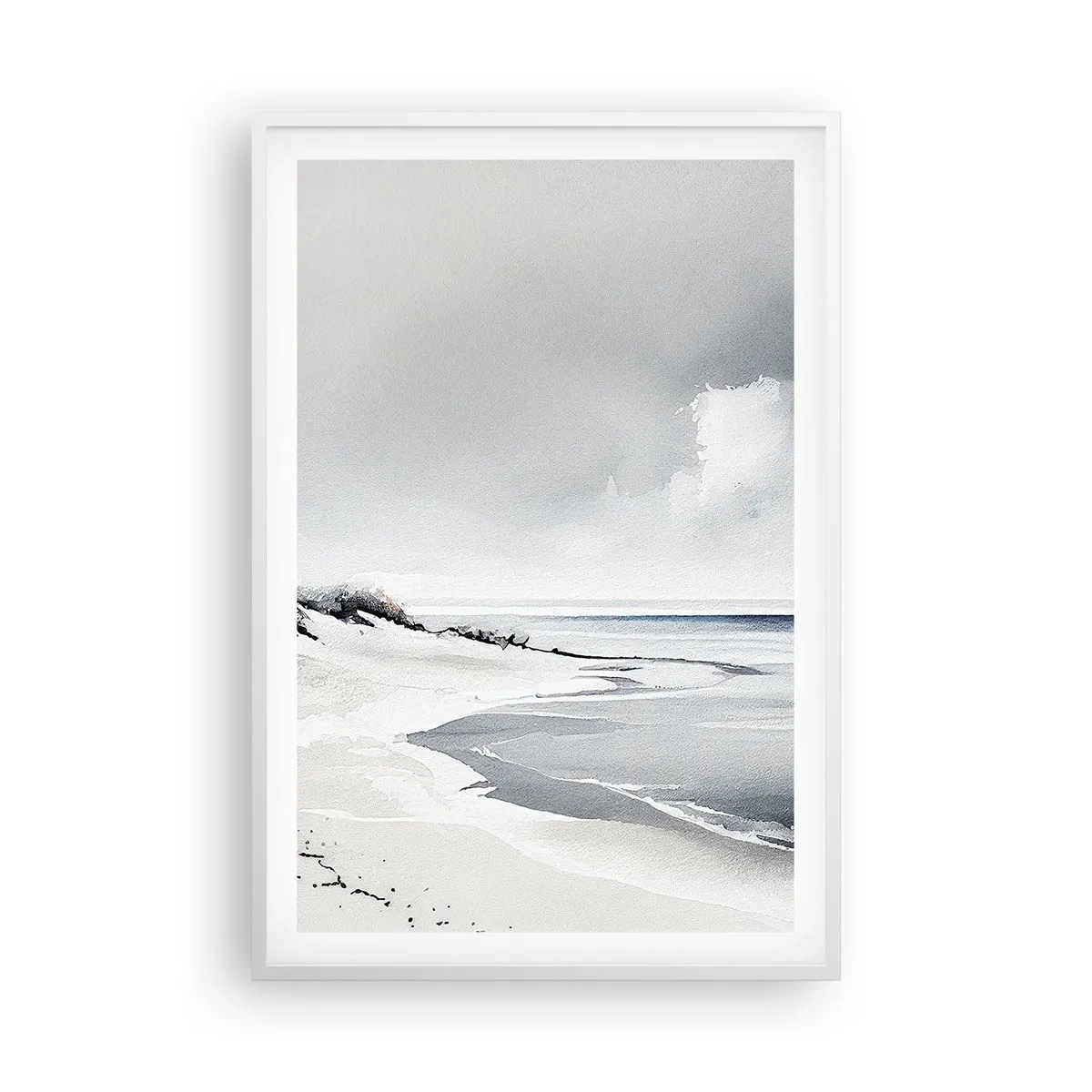 Plakat i hvid ramme - Altid sammen - 61x91 cm