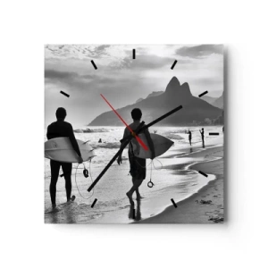 Vægur, Uret - Samba til én bølge - 30x30 cm