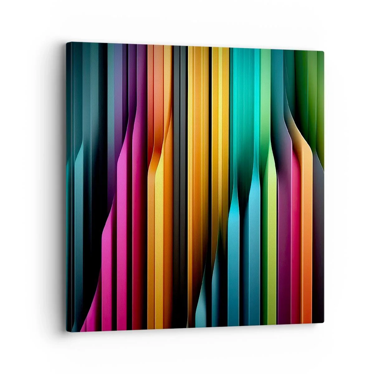 Lærredstryk - Billede på lærred - Lysende orgel - 30x30 cm