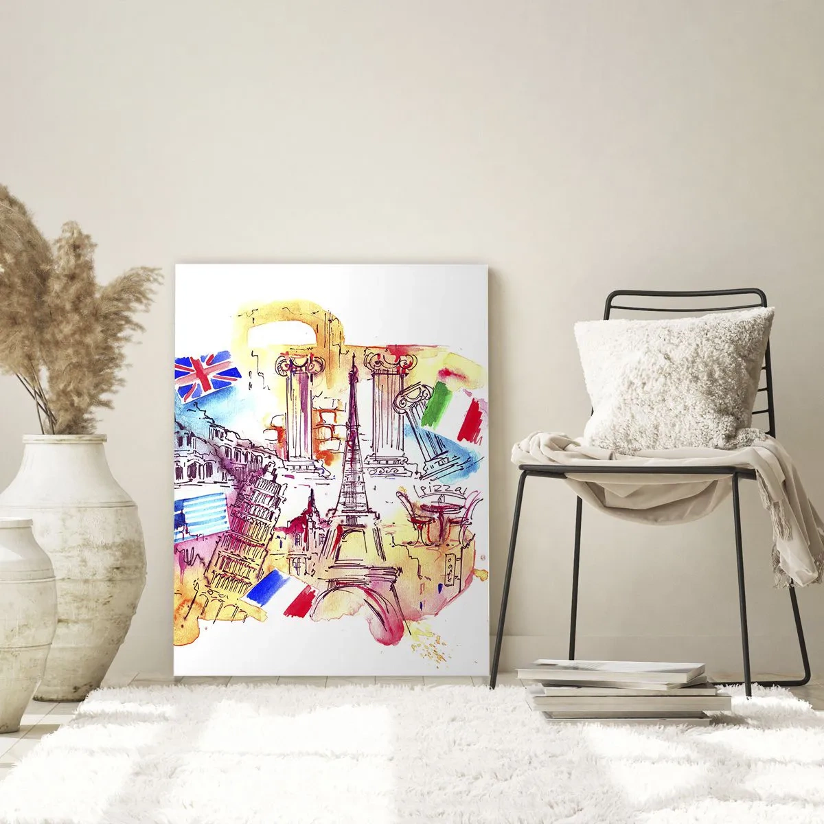 Billede på glas - Europaturné - 50x70 cm