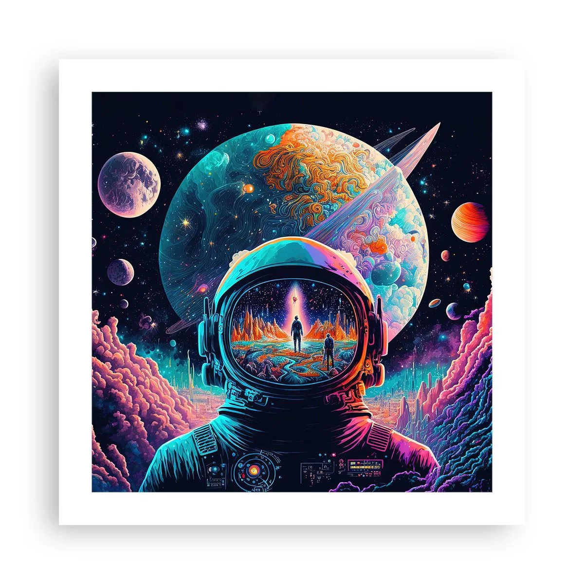 Plakat - Filosoffer har aldrig drømt - 50x50 cm