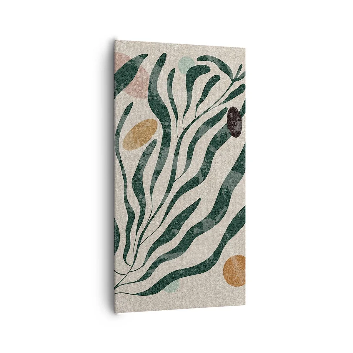 Lærredstryk - Billede på lærred - Blandt det grønne - 65x120 cm