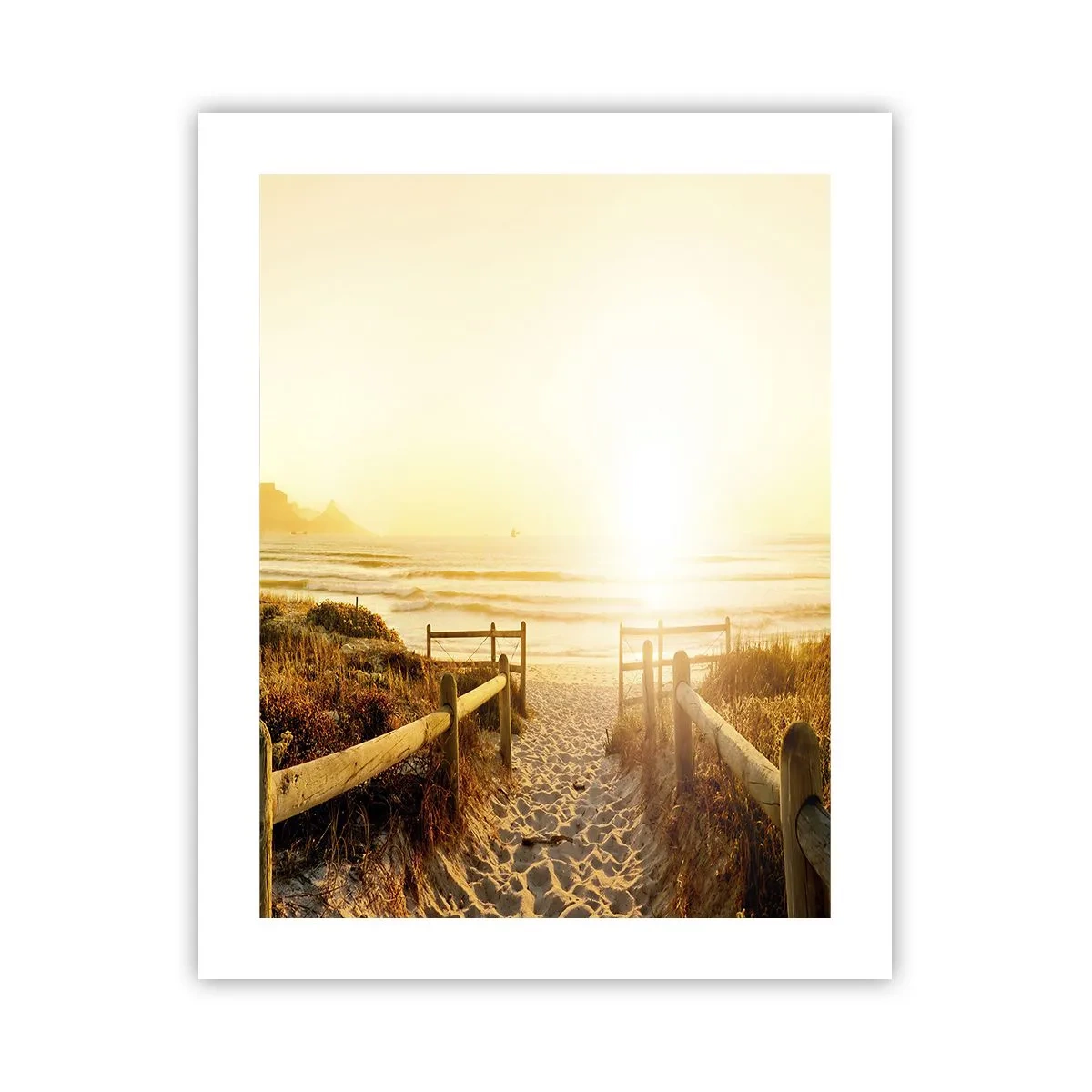 Plakat - Over klitten, mod solen - 40x50 cm