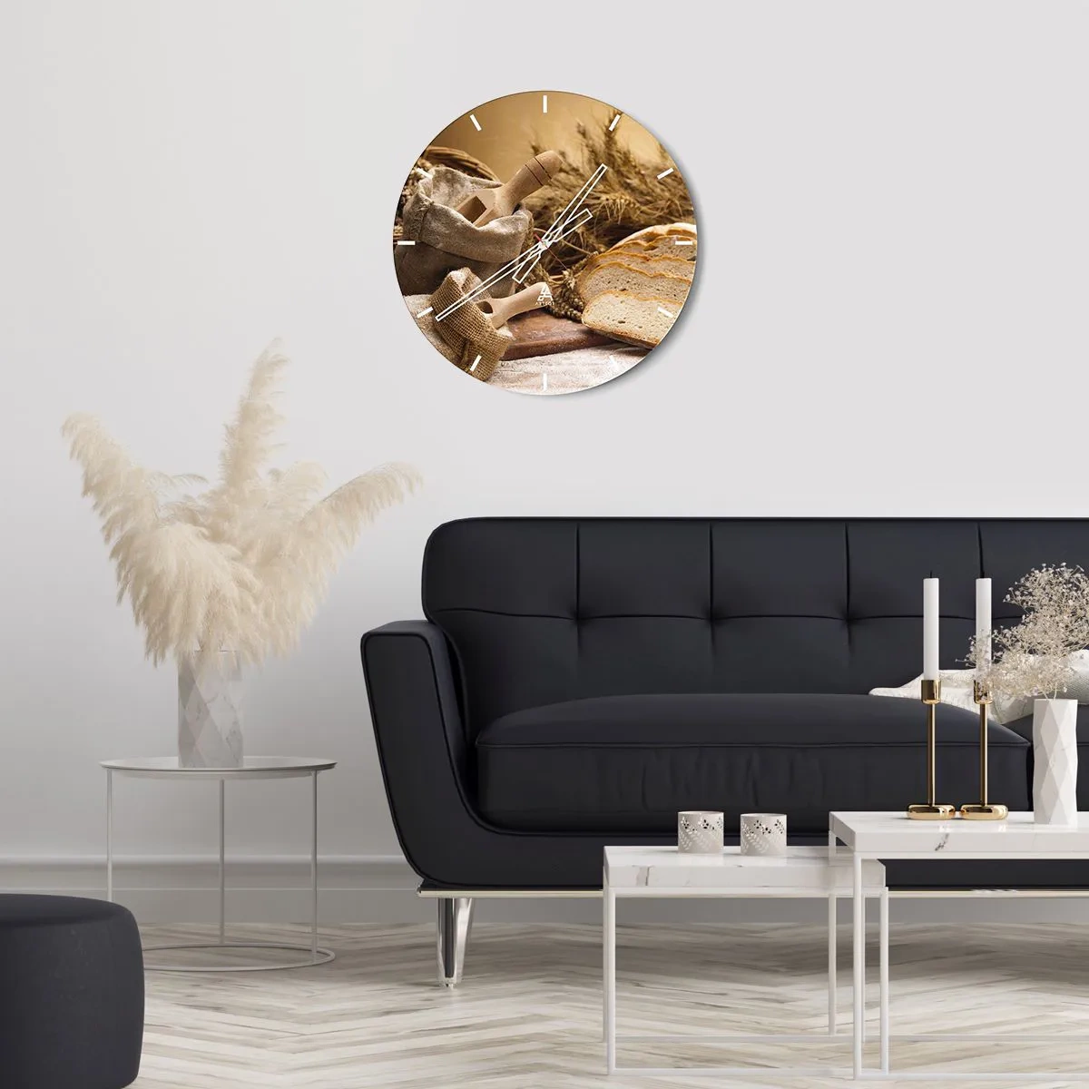 Vægur, Uret - Som skåret en kniv - 30x30 cm